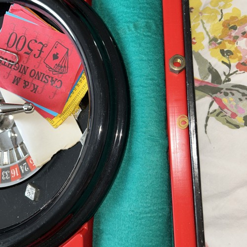 Roulette game set includes - game,