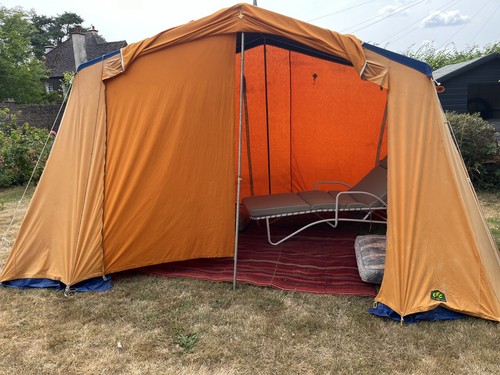 Vintage cabanon canvas cabin - vintage,