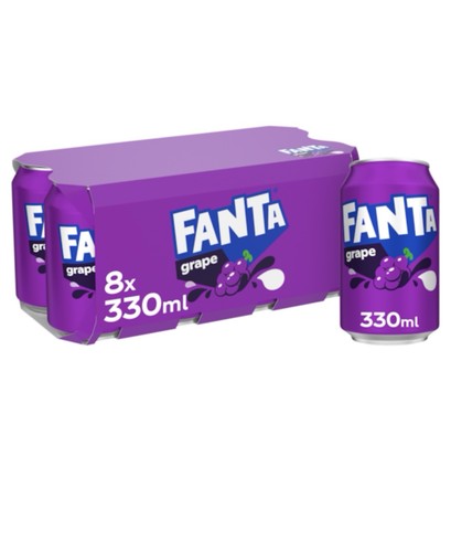 Fanta grape soft drink - drink, 8