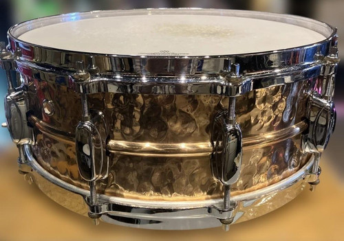 Tama hammered bronze snare - bronze,