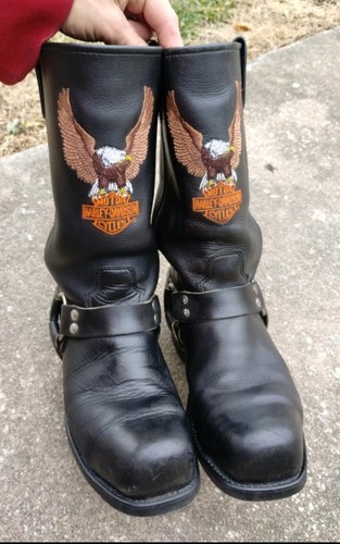 Harley davidson black leather - black,