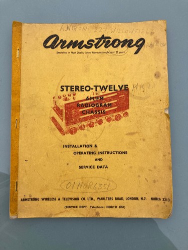 Armstrong stereo 1 tuner - 12, mk