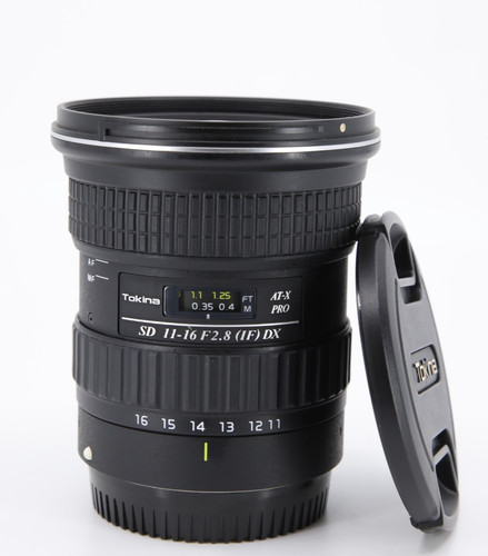Tokina 16mm 8 - 11–16mm, if