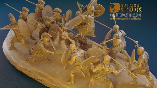 This sparta diorama - sparta!, 1:16