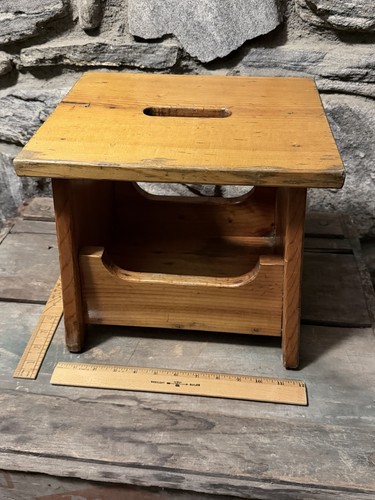 Vintage handmade foot step - vintage,