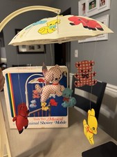 Musical Carousel Animal Shower Mobile Dolly Toy’s Vintage 1965 - Excellent Cond