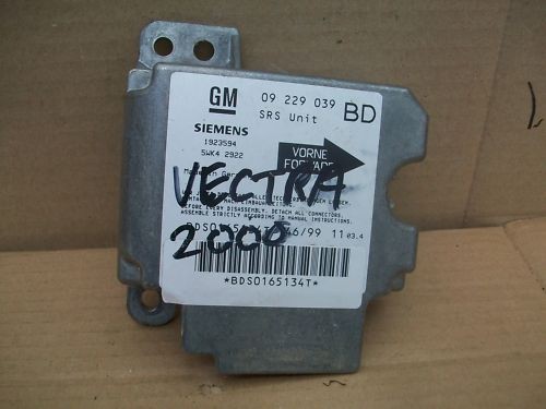 Vauxhall vectra 2000 srs ecu - srs,