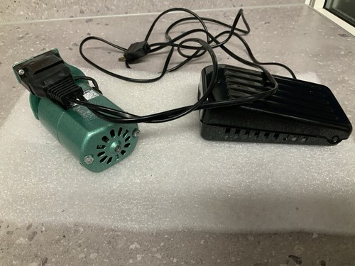 Sewing machine motor and foot - sewing,
