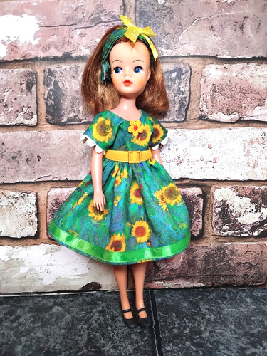 Tea dress for pedigree sindy - dress,