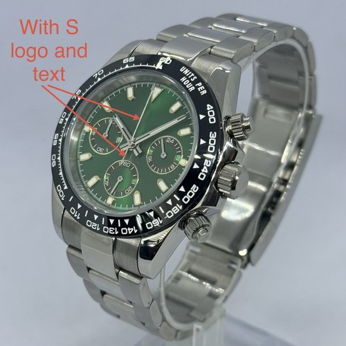 Seitona green mod seiko vk63 - green,