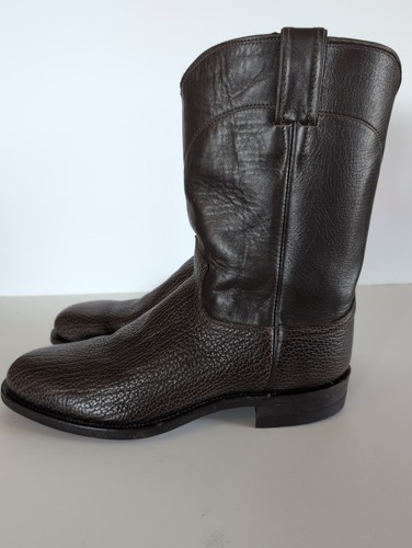Vtg justin bullhide roper - bullhide,