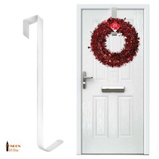 🎅Over Door Hanger Wreath Christmas Hook Xmas Decoration Strong Metal Holder UK