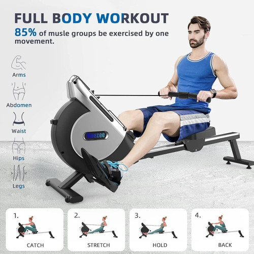 Neezee silent rowing machine - silent,