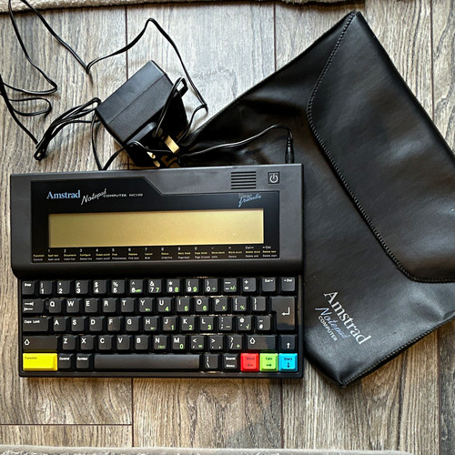 Amstrad nc100 vintage notepad - nc100,