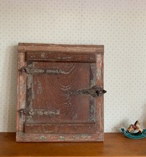 Antique Indian painted shutter