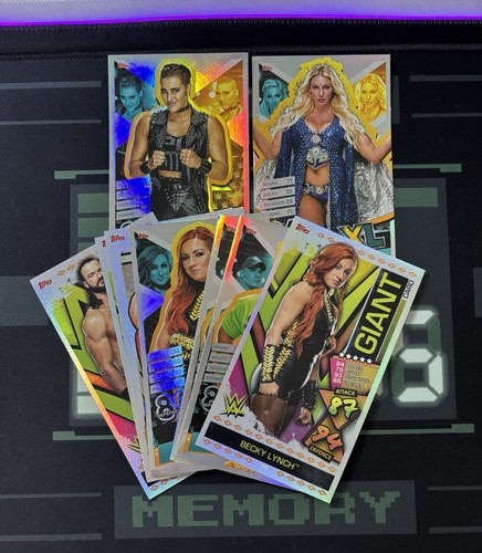 2020 topps wwe slam - slam, attax