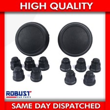SET OF 2 FOR FORD TRANSIT MK6 MK7 WHEEL CENTRE CAP + WHEEL NUT COVERS 1101812