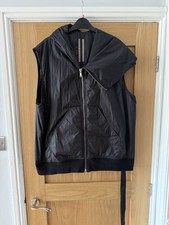 Rick Owens DRKSHDW Mountain Hoodie Gillet  Large 