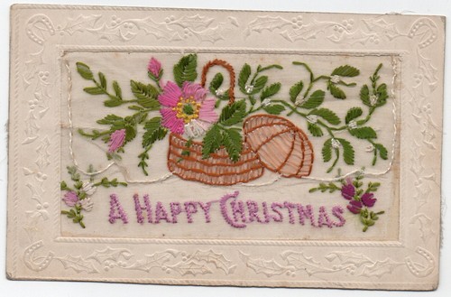 Ww1 patriotic embroidered - patriotic, silk