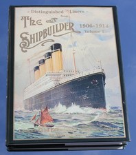 THE SHIPBUILDER REPRINT DEFINITIVE BOOK TITANIC LUSITANIA WHITE STAR LINE CUNARD