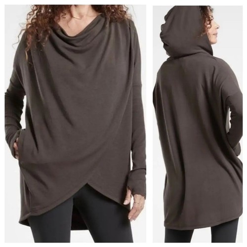 Athleta purana wrap sweatshirt - purana,
