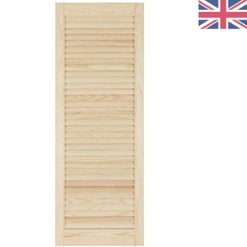 Pine wood louvre - pine, doors