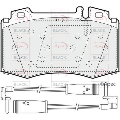 Brake pads for mercedes - pads,