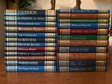 The Great Writers Library Collection Classic Novels Leather Bound Set (1980s)