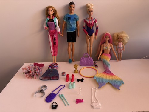 Barbie doll bundle inc - x5,