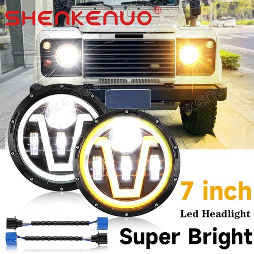 Pair inch round led - pair,