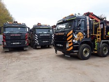 GRAB LORRY TIPPER TRUCK HIRE IN CAMBS 4 YOUR MUCK CONCRETE HARDCORE GRABBED AWAY