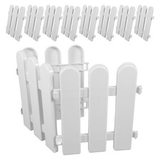  10 Pcs outside Fence Decorative Fencing Kit Plastic Garden Edging