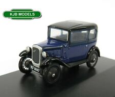 BNIB OO GAUGE OXFORD 1:76 76ASS002 Austin Seven RN Saloon Light Royal Blue