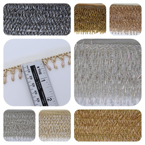 Yard bead crystal fringe - yard,