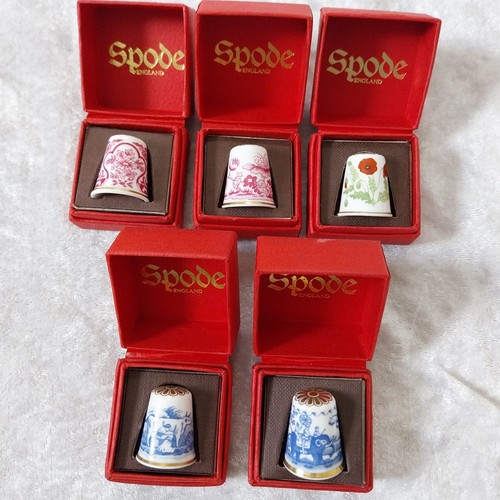 Spode thimbles bone china - spode, x