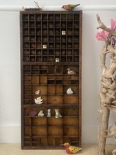 Vintage Wooden Printers Tray -