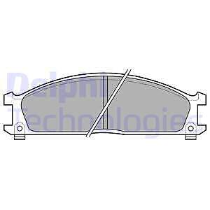 New brake pad set disc - new,