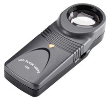 Opticron 10x Magnification 26mm LED illuminated Handheld Loupe  #57519 (UK) BNIB