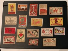 Swedish Matchbox Labels Old