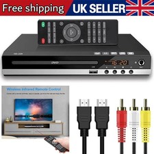 Region Free Full HD 1080p DVD Player with Remote & HDMI/AV Cable Remote Control