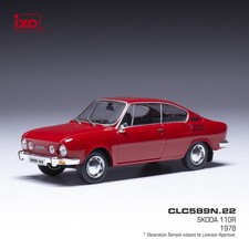 IXO MODELS SKODA 110R 1978 RED 1-43 SCALE CLC589N