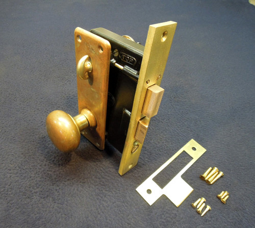 Antique entry mortise lock - antique,