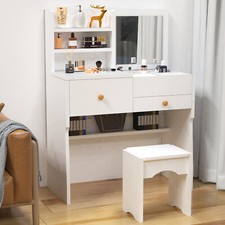 Dressing table with mirror - table,