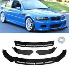 Gloss Black Front Bumper Lip Splitter Spoiler For BMW 3 Series E46 E90 E92 E93