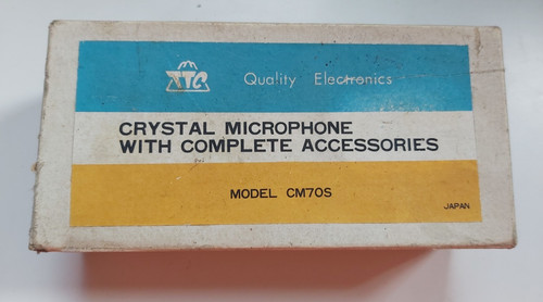 Ttc crystal microphone vintage - microphone,