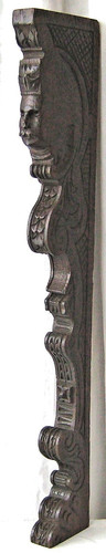 Antique carved oak - carved,