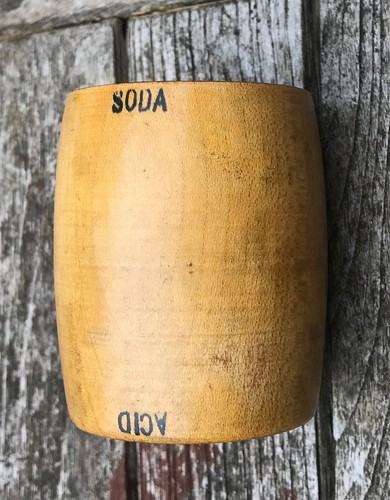 Unusual antique boxwood treen