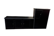 VW T6 Transporter Campervan Camper Kitchen Furniture Unit pod Black STD LWB