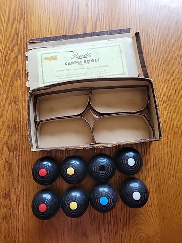 Vtg banda carpet - carpet, bowls