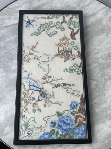 Chinese hand embroidered - embroidered, silk